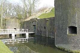 Keelzijde reduit van Fort bij Vechten