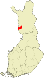 Location of Ylitornio in فن لینڈ