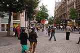 Antwerp at the end of the Meir looking down Leysstraat, The Keyserlei at the Central station