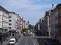 Aachener Straße – Blick auf die Kreuzung Moltkestraße in Richtung Hahnentor (Juni 2011)