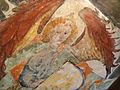 Engel auf einer Deckenmalerei in der Stiftskirche St. Ägidius in Neustadt an der Weinstraße (um 1420)