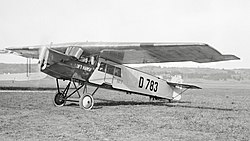 Fokker-Grulich F.II der Luft Hansa in Dübendorf
