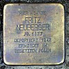 Stolperstein für Fritz Neuberger