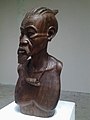 Grégoire Massengo buste van een Congolese man in Wengué. 61,5x25,5x29 cm. Museo de Barquisimeto MUBARQ Venezuela