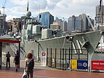 HMAS Vampire at the Australian National Maritime Museum.