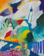 Wassily Kandinsky Murnau mit Kirche I, 1910