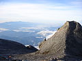 The peak of Mount Kinabalu