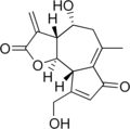 Strukturformel von Lactucin