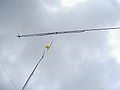 Lang-Yagi-Uda-Antenne für das 70-cm-Amateurfunk-Band.