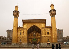 De Imam Alimoskee in Najaf, Centraal-Irak.