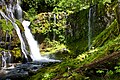 A view of Panther Creek Falls in Washington