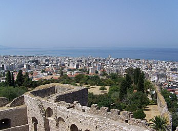 Θέα από το Κάστρο της Πάτρας.