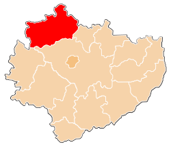 Location within the voivodeship