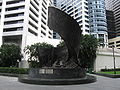 Sculpture at Raffles Place