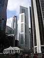 Skyscrapers at Raffles Place