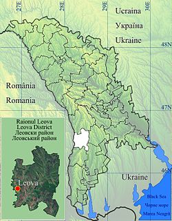 Location of Leova District