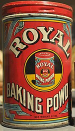 Royal Baking Powder, early 20th century