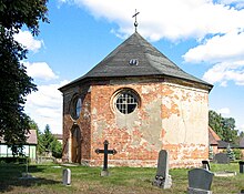 Schinkelkirche Glienicke, 2003 nach dem Rückbau des Dachreiters 1977