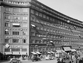 Meeths in Centrumhuset, Stockholm 1950