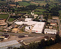 Gewerbegebiet in Varennes-Vauzelles / Garchizy mit der Firma „Textilot“ im Vordergrund