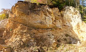 Panoramasicht auf die Höhlenruine