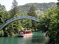 Fußgängerbrücke über den Canal de Savières