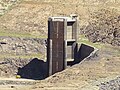 Upper intake tower exposed