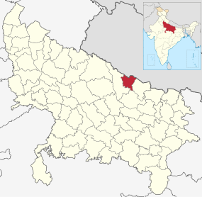 Positionskarte des Distrikts Shravasti