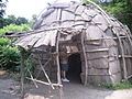 Nachgebildetes Haus der Wampanoags