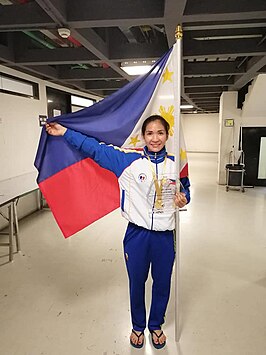 Josie Gabuco wint goud op de Aziatische kampioenschappen (2019)