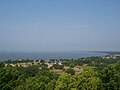 The north end of Lake Winnebago taken from the observation tower at High Cliff State Park in Sherwood, Wisconsin