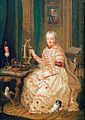 Seine Schwägerin und Geliebte Elisabeth Auguste von Pfalz-Sulzbach, spätere Kurfürstin (1721–1794)