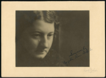 Signed photograph of Myrtle Rose White (undated)