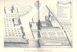 Plan der Abtei (1775)