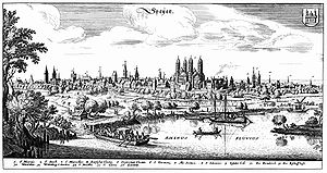 Speyer 1637, depicted by Merian