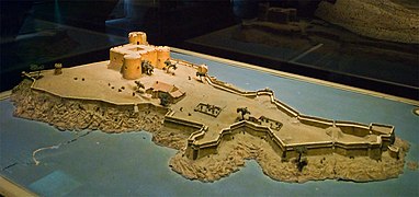 Relief map of the Chateau d'If.