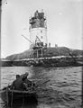 Gjæslingan Lighthouse (pictured in early 20th century) in Trøndelag County