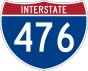 Interstate 476 shield