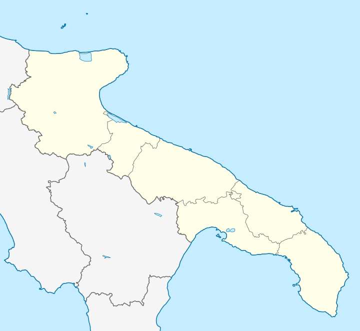 Noclador/sandbox/Royal Italian Army Corps 1926 is located in Apulia