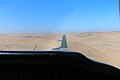Approaching Runway 22 in Lüderitz