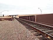 Different view of the Peoria Underpass.