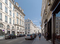 Rue Saint-Honoré, Foto aus dem Jahr 2015