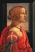 Η όμορφη Σιμονέττα Simonetta Vespucci, περ. 1480-1485