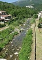 A Tronto Trisungónál, a háttérben Arquata del Tronto