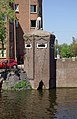 Trafohäuschen der P.L. Kramerbrug (1917–1921) in Amsterdam, Architekt: Piet Kramer