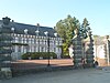 Ensemble van het kasteel van Vervoz en de omliggende terreinen