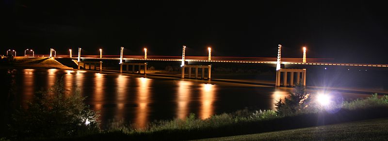 Discovery Bridge at Night