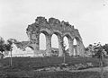 Domkrikeruinene på Hamar fotografert i 1890-årene Foto: Axel Lindahl