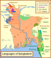 Languages spoken in Bangladesh