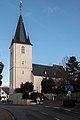 Denkmalgeschützte evangelische Kirche in Mühltal-Nieder Ramstadt, Kirchstraße 4